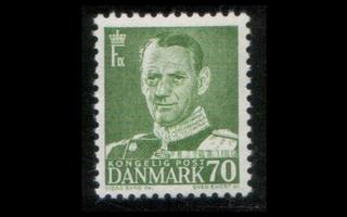 Tanska 317 ** Frederik IX 70 öre (1948)