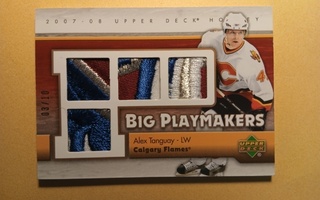 Alex Tanguay 07-08 UD Big Playmakers Quad Patch /10