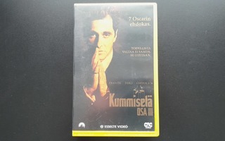 VHS: Kummisetä III / The Godfather III (Al Pacino 1990)