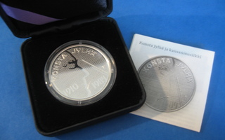 Suomi 10e hopea juhlaraha Konsta Jylhä - 2010 PROOF rasia