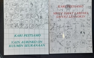 Kari Peitsamo:Kaksi sanoituskirjaa