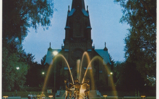 Tampere Aleksanterin kirkko suihkulähde 1981