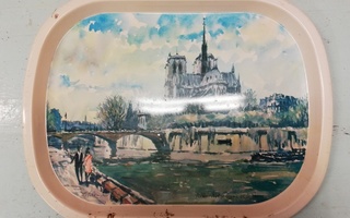 Retro tarjotin ( Paris - Notre Dame )