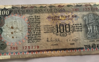 India Republic Reserve Bank of India 100 Rupees