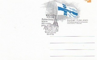 ERIKOISLEIMA ,Pyhän Olavin kirkko 600v,Kalanti 15.8.1999
