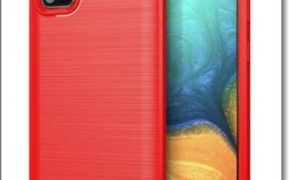 Samsung Galaxy A71 - Punainen geeli-suojakuori #25572
