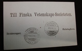 1895 KANNUSKOSKI ukkoskortti!  (C1398)