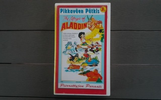 VHS: Pikkuväen Pätkis 3: Aladdin Ja Taikalampun Henki (1992)