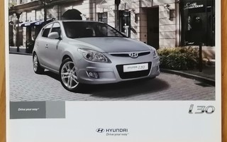 2007 Hyundai i30 esite - KUIN UUSI - 24 sivua - suom