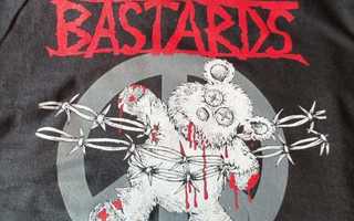 Bastards –  Make Noise T-paita XL + Demo 82 LP USA  + badge