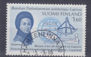 1986 Astemittaus lapissa loistoleimalla.
