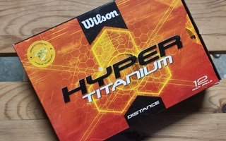 Wilson Hyper Titanium golfpallot 12kpl