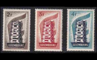 Luxemburg 555-7 ** Europa (1956)