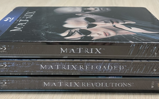 MATRIX Trilogia (1999-2003) Limited Steelbook (UUSI)