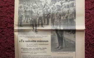 RINTAMAMIES 11.6. 1937 MANNERHEIM 70v