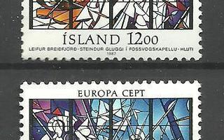EUROPA CEPT -sarja ISLANTI 1987 **