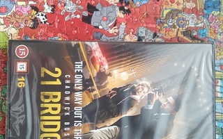 21 Bridges dvd uusi ja muoveissa