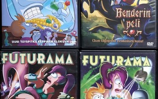 Futurama - kaikki neljä elokuvaa (4xDVD)