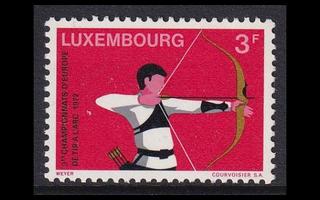 Luxemburg 848 ** Jousiammunnan EM-kilpailut (1972)