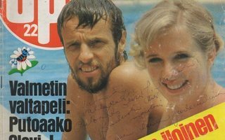 Apu n:o 22 1981 Lasse & Päivi. Valmet. Satu & muut maisterit