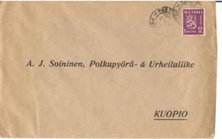 Kuopio,  v. 1932  firmakuori kotiseutukeräilijälle