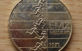 10 Markkaa 1971 Yleisurheilun EM-kilpailut HKI:ssä Hopeaa