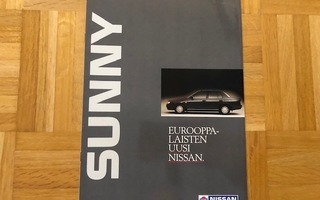 Esite Nissan Sunny N14, vuodelta 1991