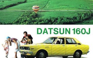 Datsun 160J -esite 70-luvun lopusta