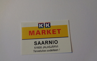 TT-etiketti K Market Saarnio, Jalasjärvi