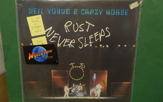NEIL YOUNG & CRAZY HORSE - RUST NEVER SLEEPS EX+/M- LP