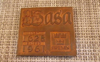 Wasa laiva Ruotsi 1628-1961 mitali.