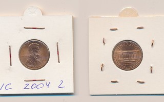 USA 1 cent 2004, 2