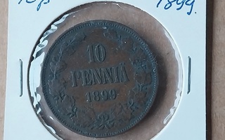 10 penniä 1899