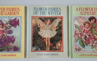 3 Cicely Mary Barkerin englanninkielistä Kukkakeijut-kirjaa