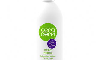 Ceraderm Ihoöljy Kuivan Ihon Hoitoon (Exp. 10/25) 500ml