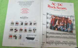 AC / CD - rock-score ( nuottikirja,  sivuja 80