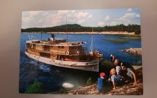 PK Puumala laiva Mikkeli campingalueen laiturissa k-68