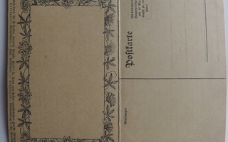 Postikortti vanha Saksa jossain 1910-1920 vuosilta