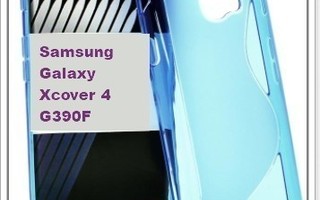 Samsung Xcover 4 - Sininen geelikuori & suojakalvo #23289