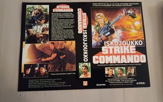 Iskujoukko / Strike commando VHS kansipaperi / kansilehti
