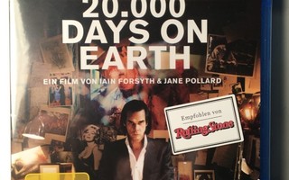 20.000 DAYS ON EARTH, BluRay, Nick Cave, muoveissa