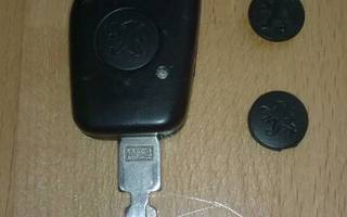 Peugeot avaimenperän kuminen painike