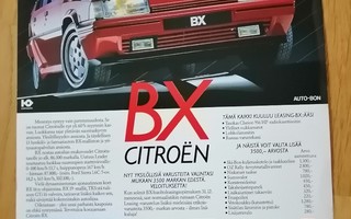 1988 Citroen BX esite - KUIN UUSI - suom