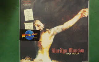 MARILYN MANSON - HOLY WOOD EX+/M- UK NOV 13, 2000 2LP