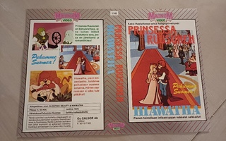 Prinsessa Ruusunen / Hiawatha VHS kansipaperi / kansilehti