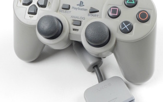 Playstation 1 Grey Controller DualShock (Refurbi