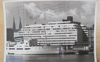 VANHA Postikortti Helsinki Laiva Aallotar 1955