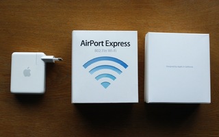 AirPort Express 802.11n modeemi Wifi verkko, ääni & tulostus