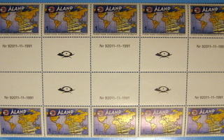 Åland välilöt KAP-HORN kongress arkissa 2.3.1992 5 kpl (loo)