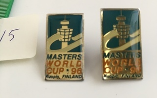 pinssi nro 15 : masters world cup 1996 Kuopio Finland